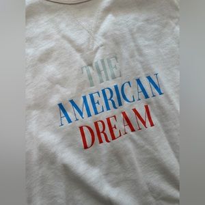 The Laundry Room The American Dream pink crewneck sweater long sleeve